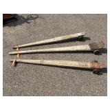 (3) Nutting Freight Pry Bars