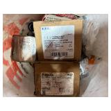 Pallet of HVAC, electrical and plumbing parts: Greenheck, White Rodgers, Honeywell, RACO, DeWalt & more