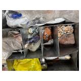 Electric and plumbing parts: Halex EMT Compression Connectors; Cushioned clamps; insulated tap