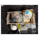 Pallet plumbing, electric, & primer: Yellow Jacket Gauge; Cone Nuts; Shark Bite Max; EMT straps; Rollers