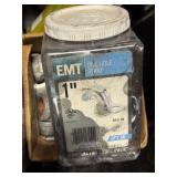 Pallet plumbing, electric, & primer: Yellow Jacket Gauge; Cone Nuts; Shark Bite Max; EMT straps; Rollers