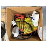 Pallet of electrical parts:  Copper wire; Insulation strip; Tube gun; Tube straps; Conduit carrier & more