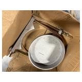 Pallet of electrical parts:  Copper wire; Insulation strip; Tube gun; Tube straps; Conduit carrier & more