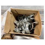 Pallet of electrical parts:  Copper wire; Insulation strip; Tube gun; Tube straps; Conduit carrier & more