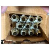 Pallet of electrical parts:  Copper wire; Insulation strip; Tube gun; Tube straps; Conduit carrier & more