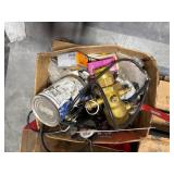 Pallet of electrical / HVAC parts: Honeywell, Orion, JB manifold gauge, Yellow Jacket charging hoses