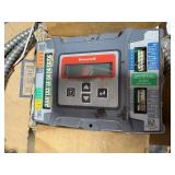 Pallet of electrical / HVAC parts: Honeywell, Orion, JB manifold gauge, Yellow Jacket charging hoses