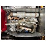 Pallet of electrical / HVAC parts: Honeywell, Orion, JB manifold gauge, Yellow Jacket charging hoses