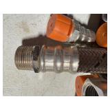 (30) SS braided fire-retardant hoses, various dimensions: ChamFlex, Daikin