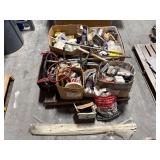 Pallet of electrical and plumbing parts