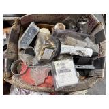 Pallet of electrical and plumbing parts