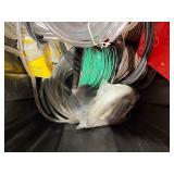 Bin of tubes, hoses, and wires