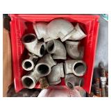 Pallet of plumbing and electrical parts