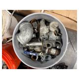 Pallet of plumbing and electrical parts