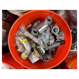 Pallet of plumbing and electrical parts