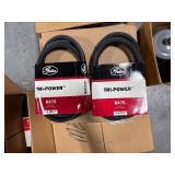 Sporlan Refrigerant filter drier, Daikin: capacitor, contactor, control board, 2-pack hoses. Gates TriPower BX103 BX75 v-belts