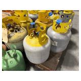 (20) empty refrigerant tanks