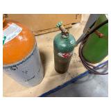 5) Tank Cylinders: Nitrogen compressed, (2) acetylene dissolved tank cylinder, (2) oxygen compressed