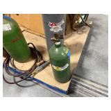 5) Tank Cylinders: Nitrogen compressed, (2) acetylene dissolved tank cylinder, (2) oxygen compressed