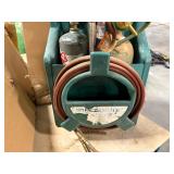 2 tanks of acetylene dissolved with pressure gauges and cart