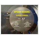 Speed riders Super Cheers autographed LP record SCR-002; Gray MN hoodie