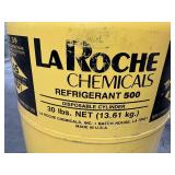 R500 Refrigerant Disposable Cylinder holding 10 lbs of refrigerant