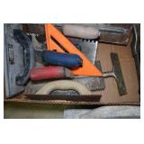 Assorted Tools - Pliers, Saw, Masonry Assorted Tools - Pliers, Saw, Masonry
