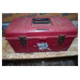 Tool Box with Straps and Jumper Cables Tool Box with Straps and Jumper Cables