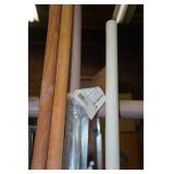 Assorted Poles - Wooden Closet, Shower Rod Assorted Poles - Wooden Closet, Shower Rod