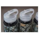 *5* Plastic Water Bottles with Camo Coozies *5* Plastic Water Bottles with Camo Coozies