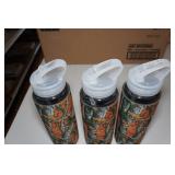 *3* Plastic Water Bottles with Camo Coozies *3* Plastic Water Bottles with Camo Coozies