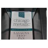 *2* Chicago Metallic Lasagna Trio Pans *2* Chicago Metallic Lasagna Trio Pans