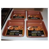 *4* Casaware Ceramic Non-Stick Square Pans *4* Casaware Ceramic Non-Stick Square Pans
