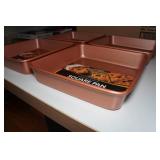 *4* Casaware Ceramic Non-Stick Square Pans *4* Casaware Ceramic Non-Stick Square Pans