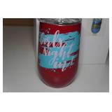 *2* Novelty Wine Tumblers *2* Novelty Wine Tumblers