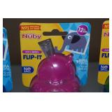 *4* Nuby Flip-It Sippy Cups *4* Nuby Flip-It Sippy Cups