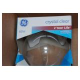 *6* 60W Crystal Clear Decorative Bulbs *6* 60W Crystal Clear Decorative Bulbs