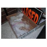 Assorted Retail Accessories - Tags, Tag Gun, Open Sign Assorted Retail Accessories - Tags, Tag Gun, Open Sign