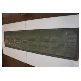 Century Tires Embossed Metal Sign Century Tires Embossed Metal Sign