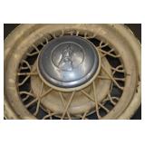*2* Kelsey Hayes Bent Spoke Wire Wheels with Caps *2* Kelsey Hayes Bent Spoke Wire Wheels with Caps