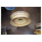 *2* Kelsey Hayes Bent Spoke Wire Wheels with Caps *2* Kelsey Hayes Bent Spoke Wire Wheels with Caps