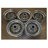 *5* Kelsey Hayes Chrome Wire Wheels - Buick Skylark? *5* Kelsey Hayes Chrome Wire Wheels - Buick Skylark?