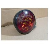 Antique Glass Lens "Stop" Light Antique Glass Lens "Stop" Light