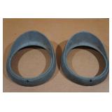 Paintable Headlight Bezels - 1955-56 Ford