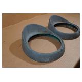 Paintable Headlight Bezels - 1955-56 Ford