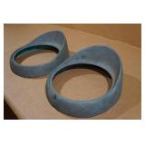Paintable Headlight Bezels - 1955-56 Ford