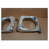 Ford Truck Chrome Headlight Trim - 1967-72