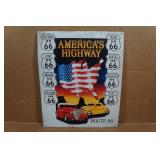 Route 66 Metal Sign