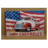 Chevrolet Truck Metal Sign