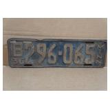 1936 Minnesota License Plate